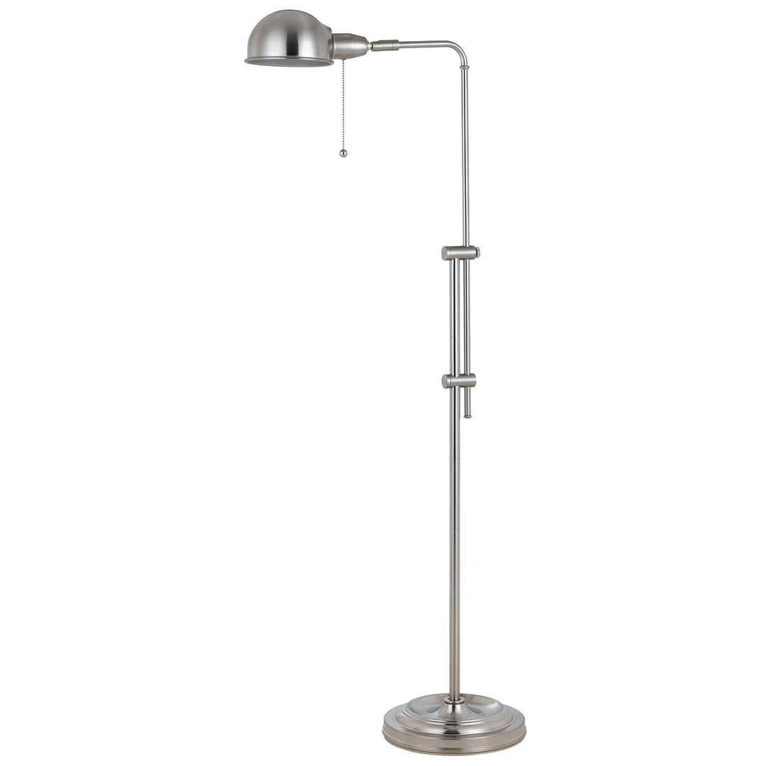 60-watt Pharmacy Floor Lamp Silver Transitional