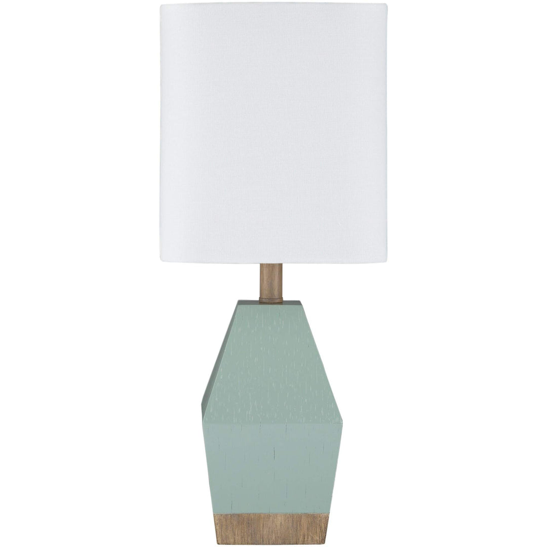 Aqua Table Lamp Blue Modern Contemporary Bulbs Included - Diamond Home USA