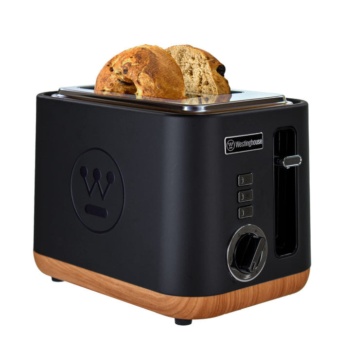 Westinghouse Scandinavian Design 2-Slice Toaster w/Wide Slots Removable Crumb