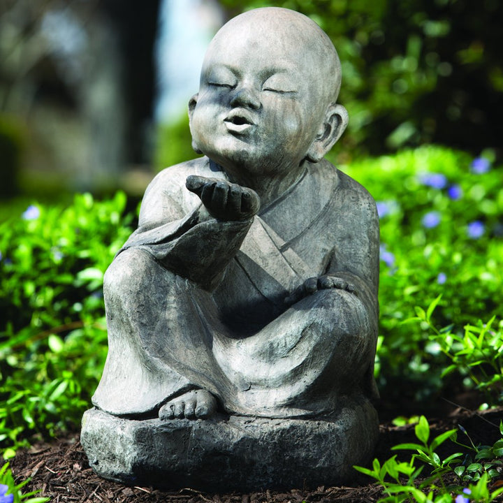Alfresco Home Wishing Buddha Garden Statue - Diamond Home USA