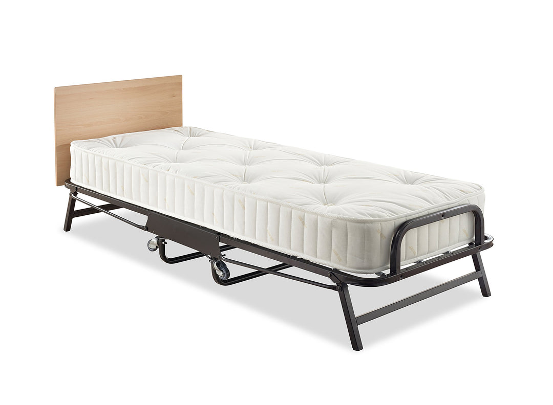 JAY-E Hospitality Folding ed with Deep Spring Mattress and Headboard Regular