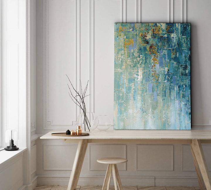 Wexford Home I Love The Rain Detail I - Premium Gallery Wrapped Canvas 36X48 - Diamond Home USA