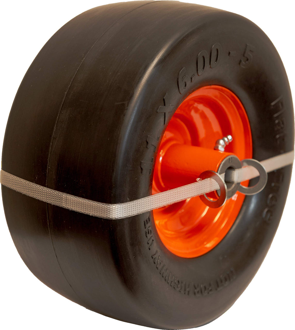 HI-RUN 11X6.00-5 Flat-Free PU Tire/Wheel Assembly with Universal Bushing Kits - Diamond Home USA