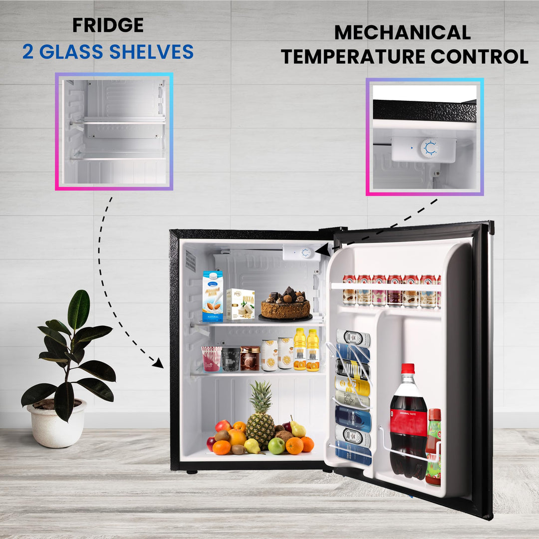 Conserv 18in STAINLESS Compact Mini Refrigerator 2.6cf Reversible Door 110V - Diamond Home USA