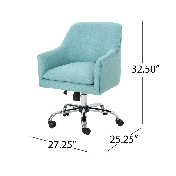 Great Deal Furniture Christopher Knight Home Morgan Home Office Chair Blue - Diamond Home USA