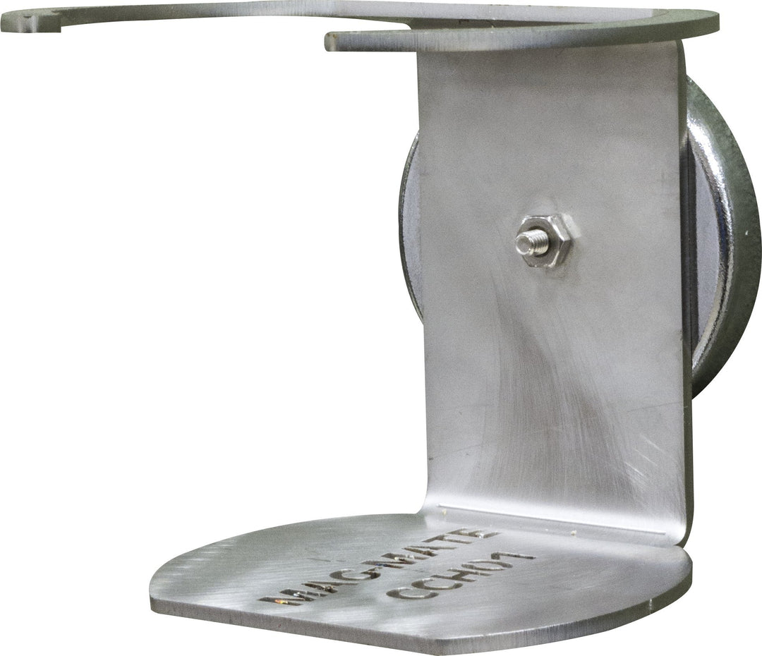 MAG-MATE CCH01 Ceramic Cup Magnet Base Stainless Steel Holder 41 lb Silver