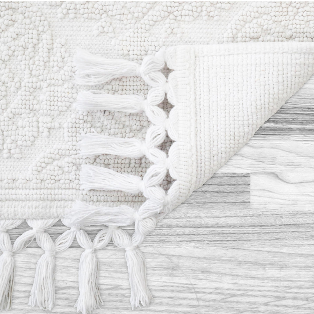 Jean Pierre - Ricardo th Mat Woven Fringe throom Rugs 100% Cotton Premium