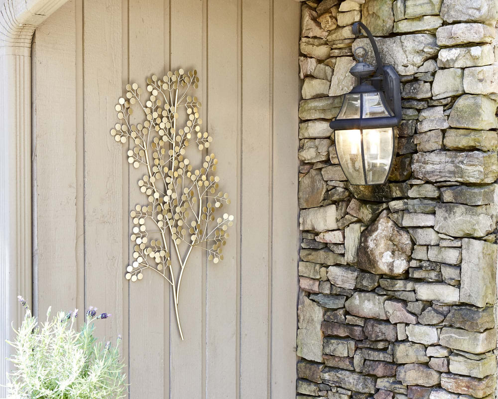 Southern Patio Loma Tree Branch Metal Wall Art Outdoor Décor for Patio Porch - Diamond Home USA