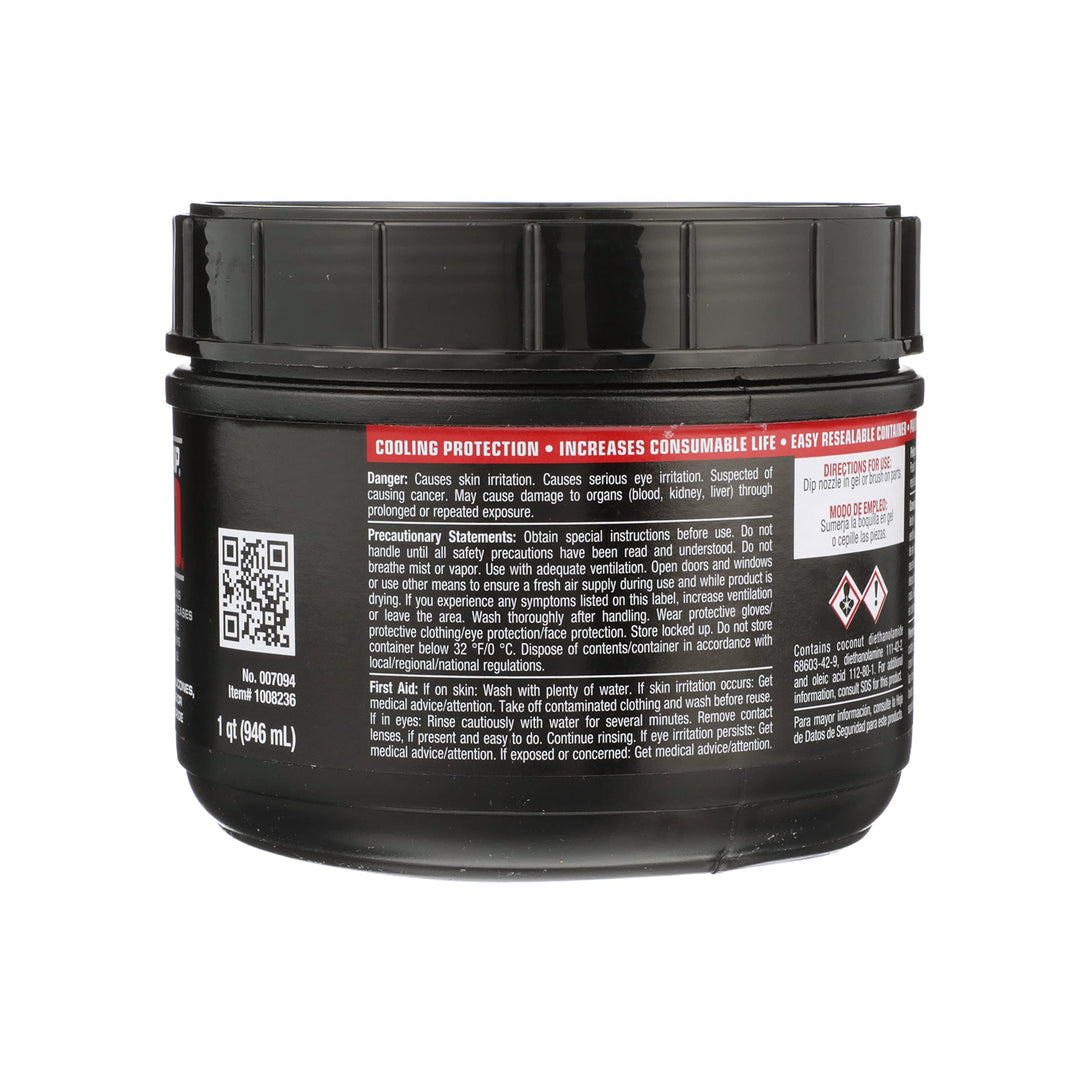 Weld-Aid Nozzle-Kleen Heavy Duty Nozzle Dip Anti-Spatter Gel 1 qt - Diamond Home USA
