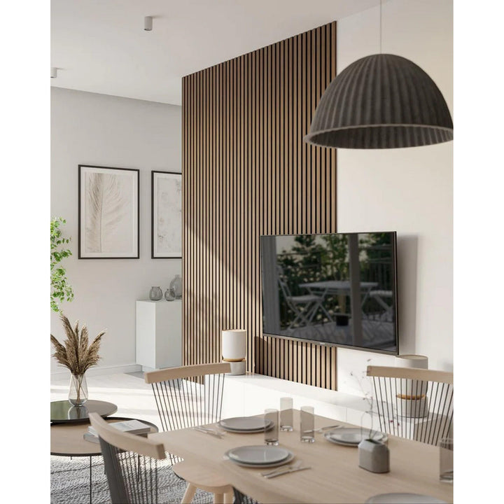 94 in. X 23.6 in 0.8 Acoustic Vinyl Wall Siding Board 1pc Grey Polyester - Diamond Home USA