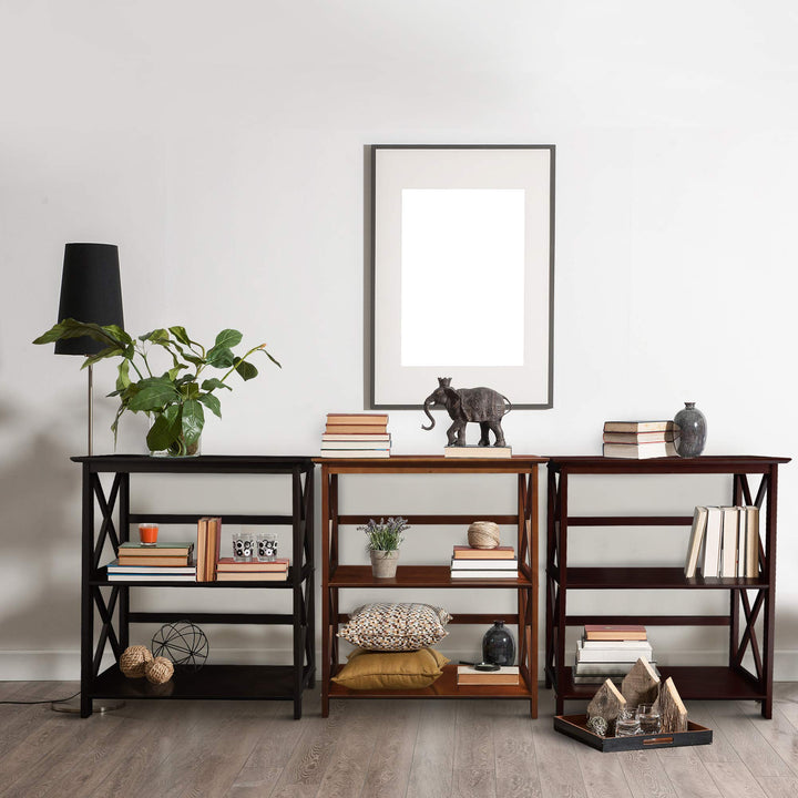 Casual Home Montego 3-Shelf Bookcase