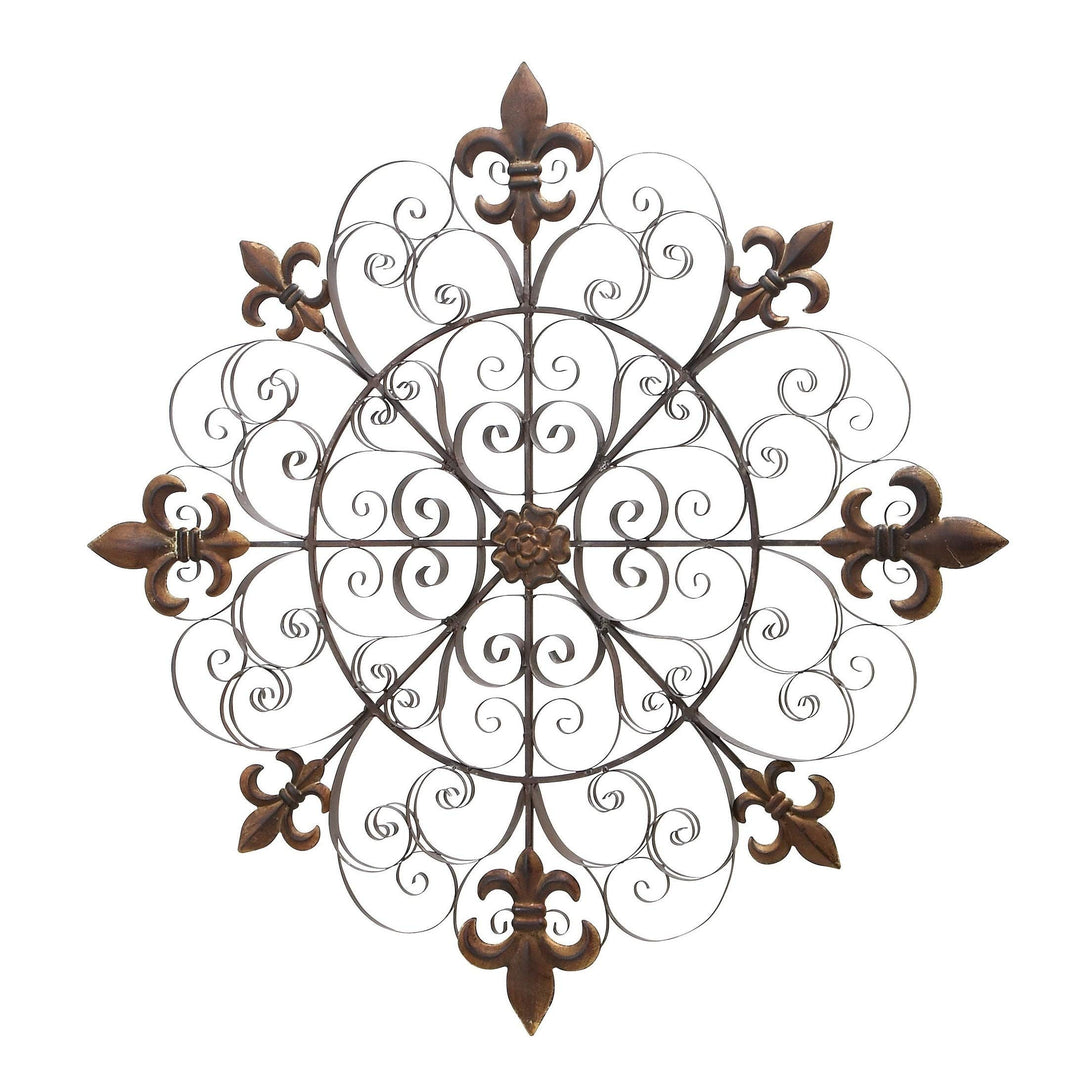 Metal Wall Decor Brown Traditional - Diamond Home USA