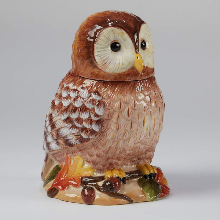 Certified International Pine Forest 60 oz. 3-D Cookie Jar. - Diamond Home USA