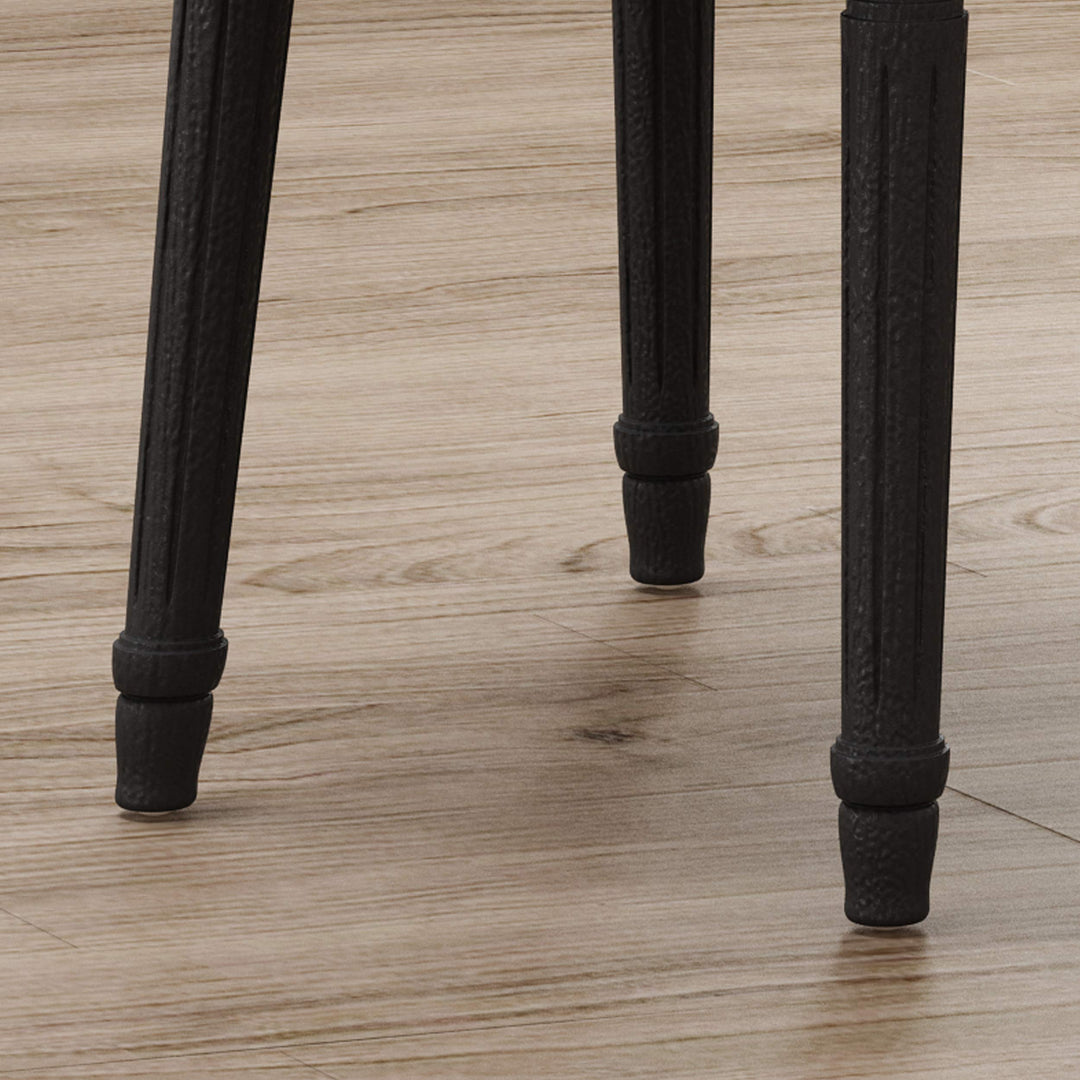 Christopher Knight Home Babbs Traditional Fabric Dining Chairs Dark Gray Grey - Diamond Home USA