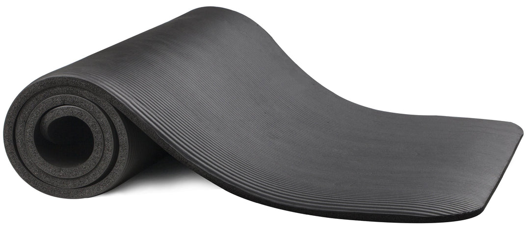 Signature Fitness All Purpose 1/2-Inch Extra Thick High Density Anti-Tear Black - Diamond Home USA