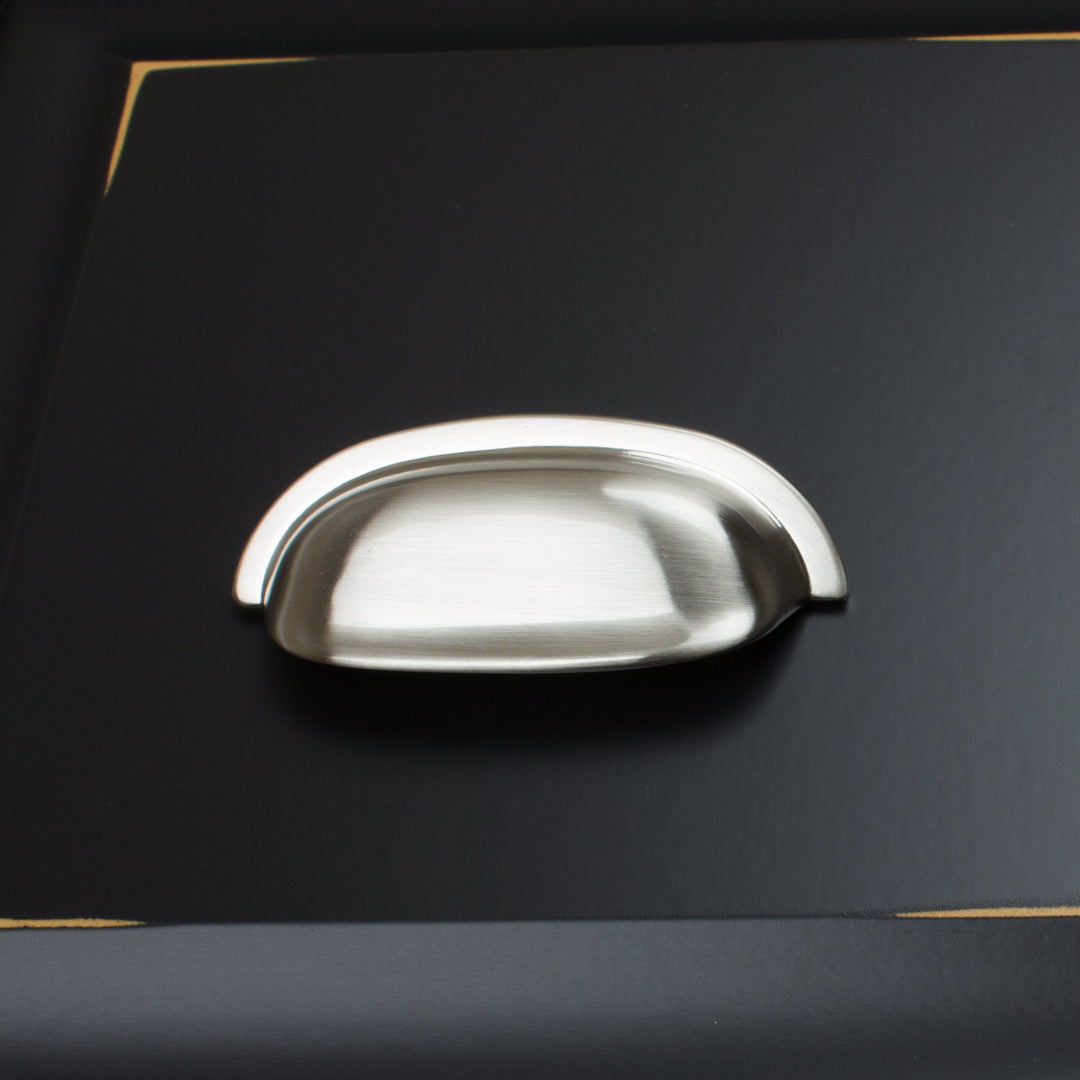 GlideRite Hardware 4081-SN-10 Classic Bin Cabinet Hardware Pull Small Satin - Diamond Home USA