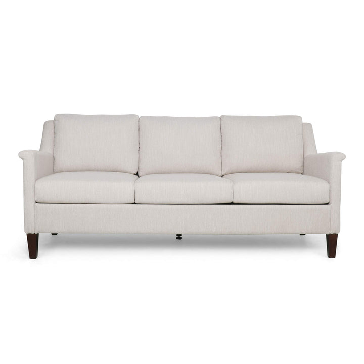 Christopher Knight Home Dupont 3 Seater Sofa Beige + Espresso