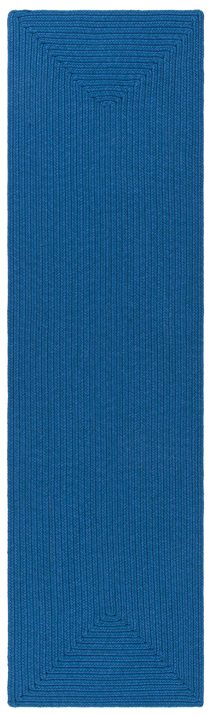 SAFAVIEH Braided Collection 2'3" x 10' Blue BRD315M Handmade Country Cottage - Diamond Home USA
