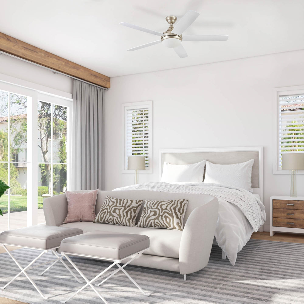 Prominence Home 51474-01 Ashby Ceiling Fan with Remote Control and Dimmable - Diamond Home USA