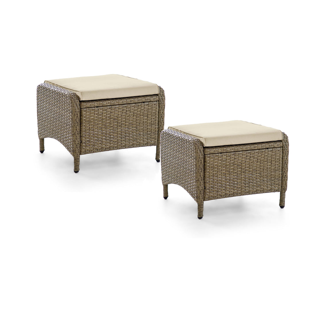 Greemotion Garda 2-Piece Outdoor Patio Aluminum Polyrattan Wicker Outdoor