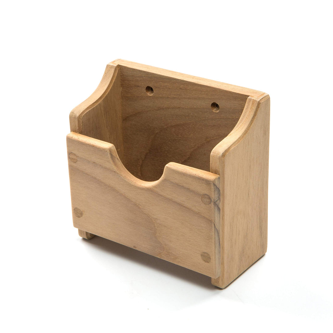 Teak Wall Mount Compass Rack 4-1/4" W X 4-1/8" H 2-1/4" D Brown Mounted - Diamond Home USA