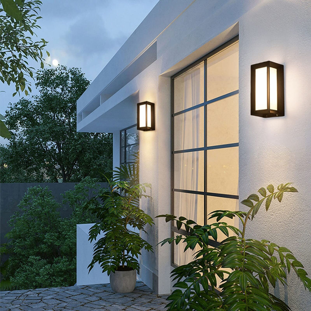 Modern Outdoor Wall Light Sconce Exterior Lighting Fixtures 10.2 X 4.5 4.9 - Diamond Home USA