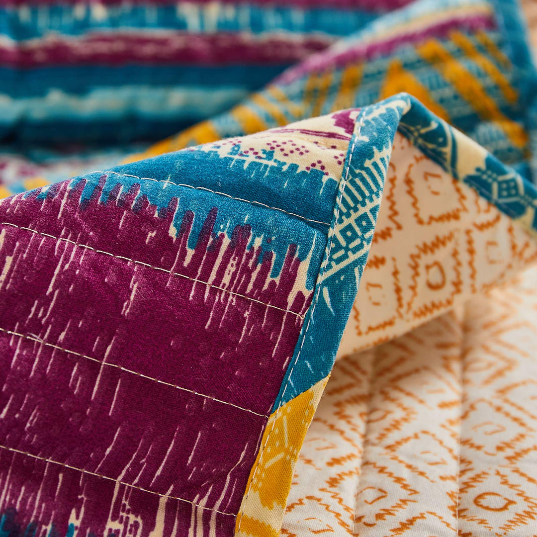 Greenland Home Southwest Quilt Setifornia (5 Piece) Siesta
