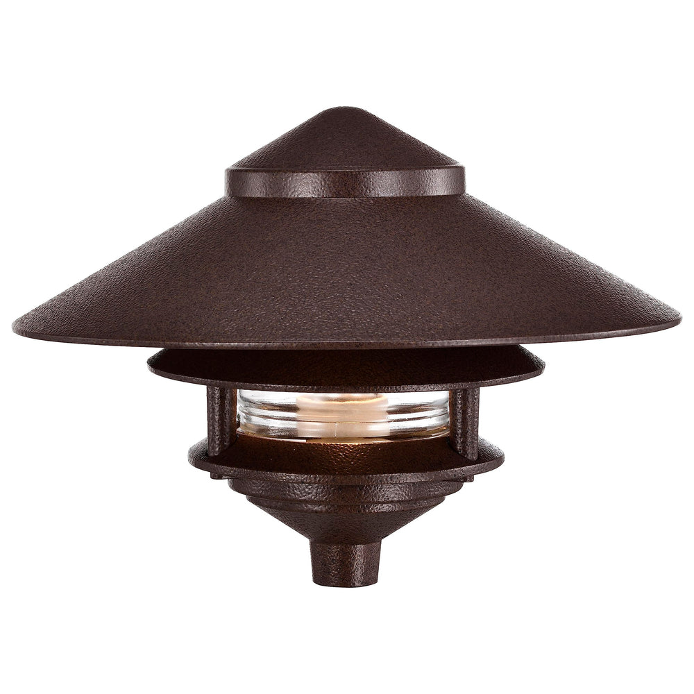 NUVO SF76/635 One 2 Louver Hood Outdoor Pagoda Landscape Pathway Light 2 - Diamond Home USA