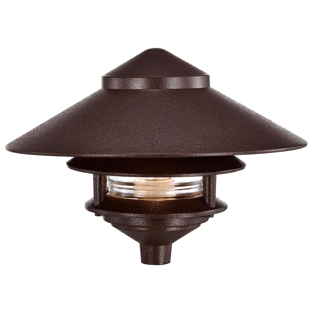 NUVO SF76/635 One 2 Louver Hood Outdoor Pagoda Landscape Pathway Light 2 - Diamond Home USA