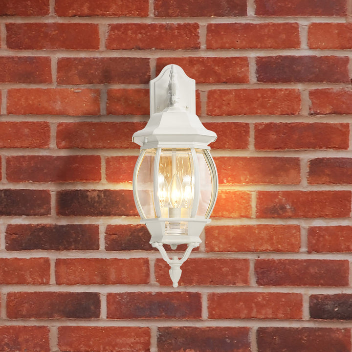 Nuvo 60/891 Three Light Outdoor Wall Mount 3 White - Diamond Home USA