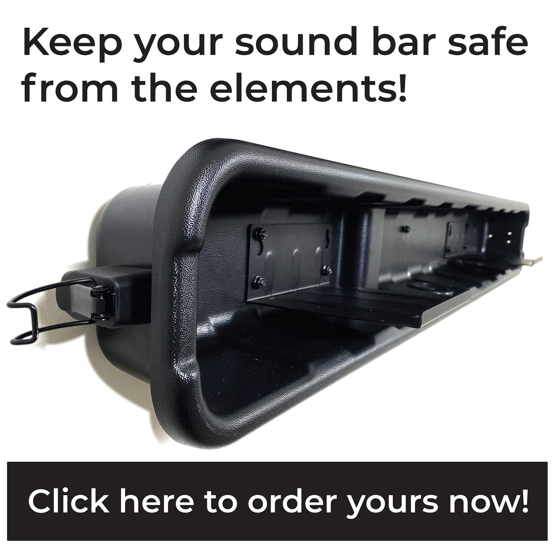 STORM SHELL SS-SB Sound Bar Enclosure Black - Diamond Home USA