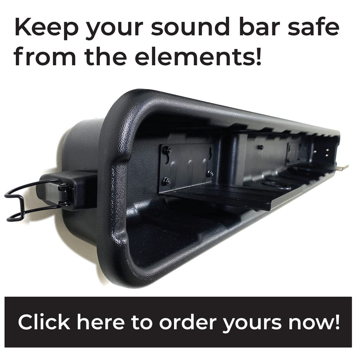 STORM SHELL SS-SB Sound Bar Enclosure Black - Diamond Home USA