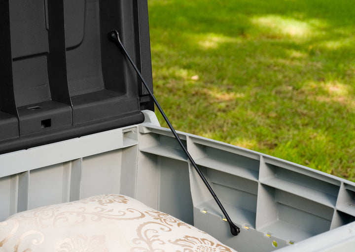 Keter Novel Plastic Deck Storage Container Box Outdoor Patio Garden Furniture 90 - Diamond Home USA