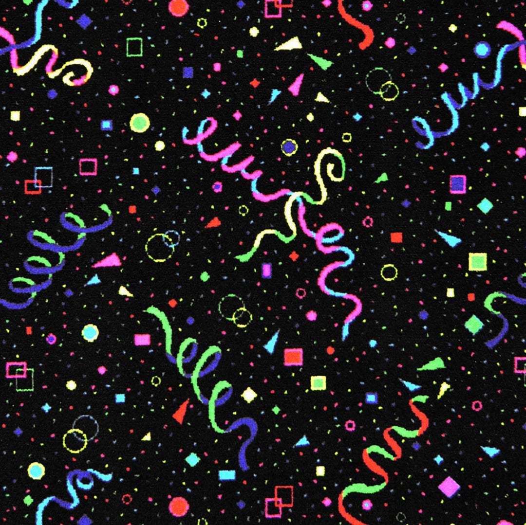 Joy Carpets Fluorescent Celebration 12' x 6' Area Rug - Diamond Home USA