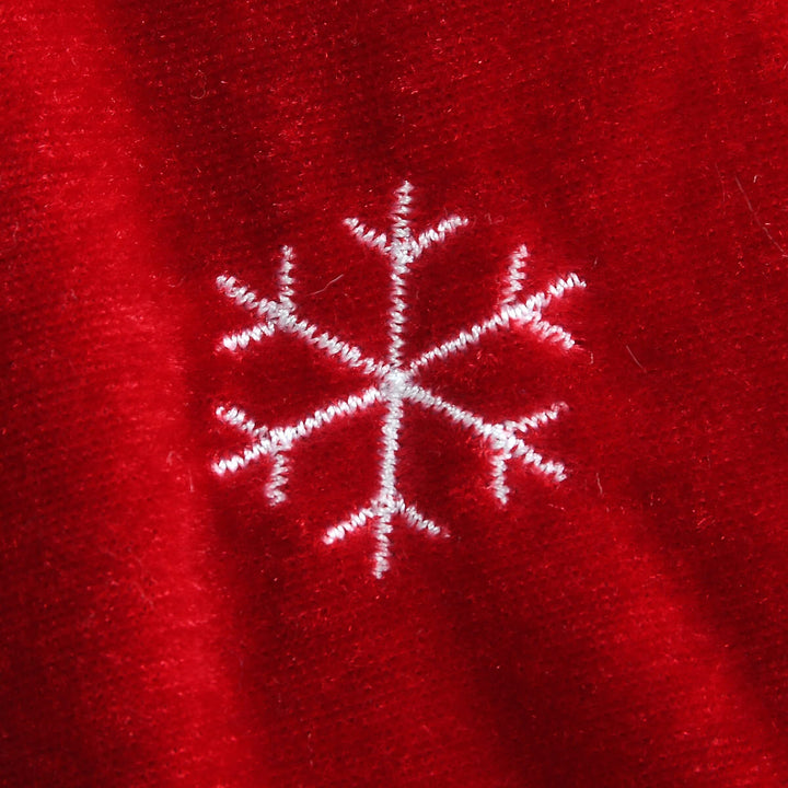 48" General Store Collection Red and White Tree Skirt 48 in Polyester - Diamond Home USA