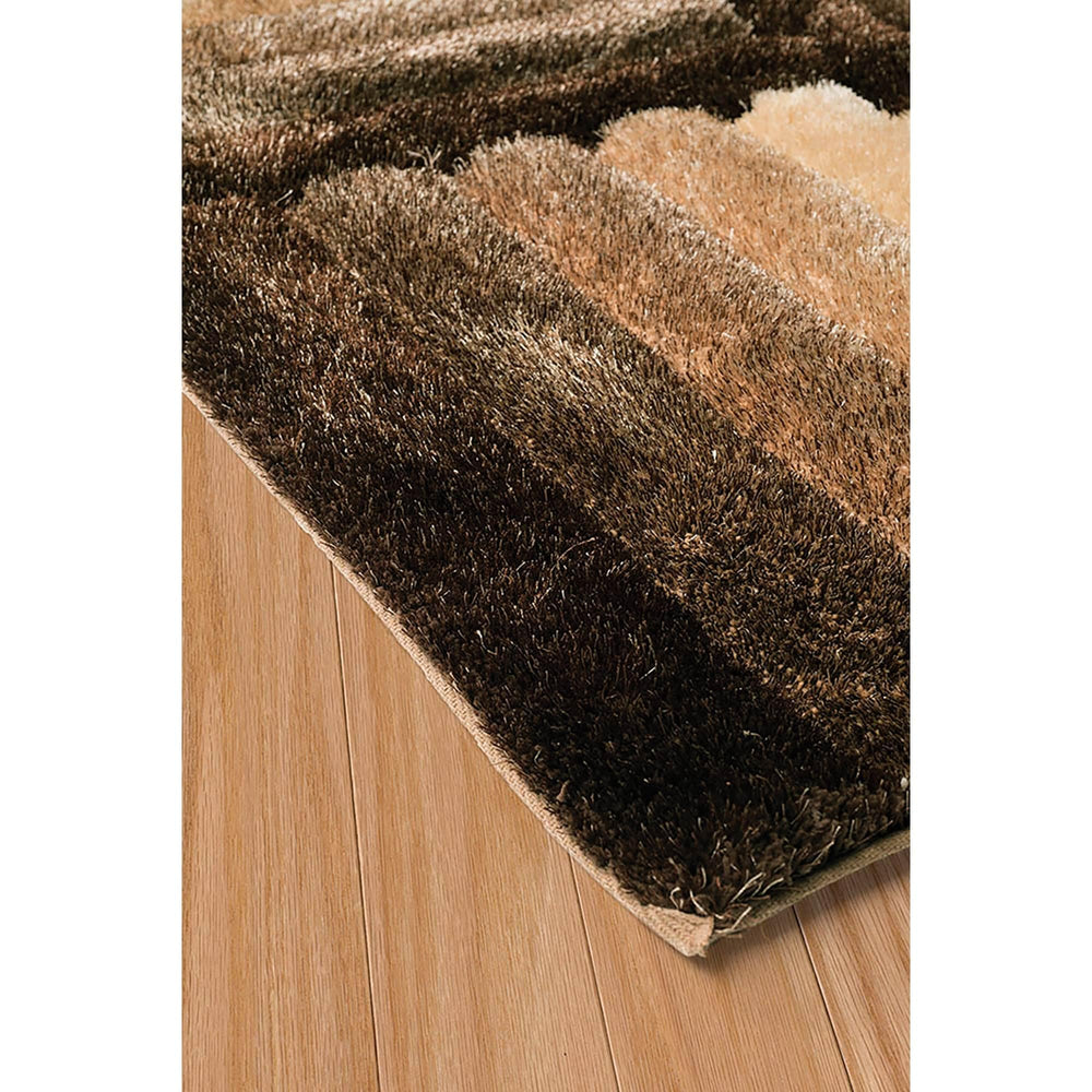 Westfield Home Posh Ditto Ultra Plush Shag Area Rug Beige/Brown 1'10 3'1 2' - Diamond Home USA