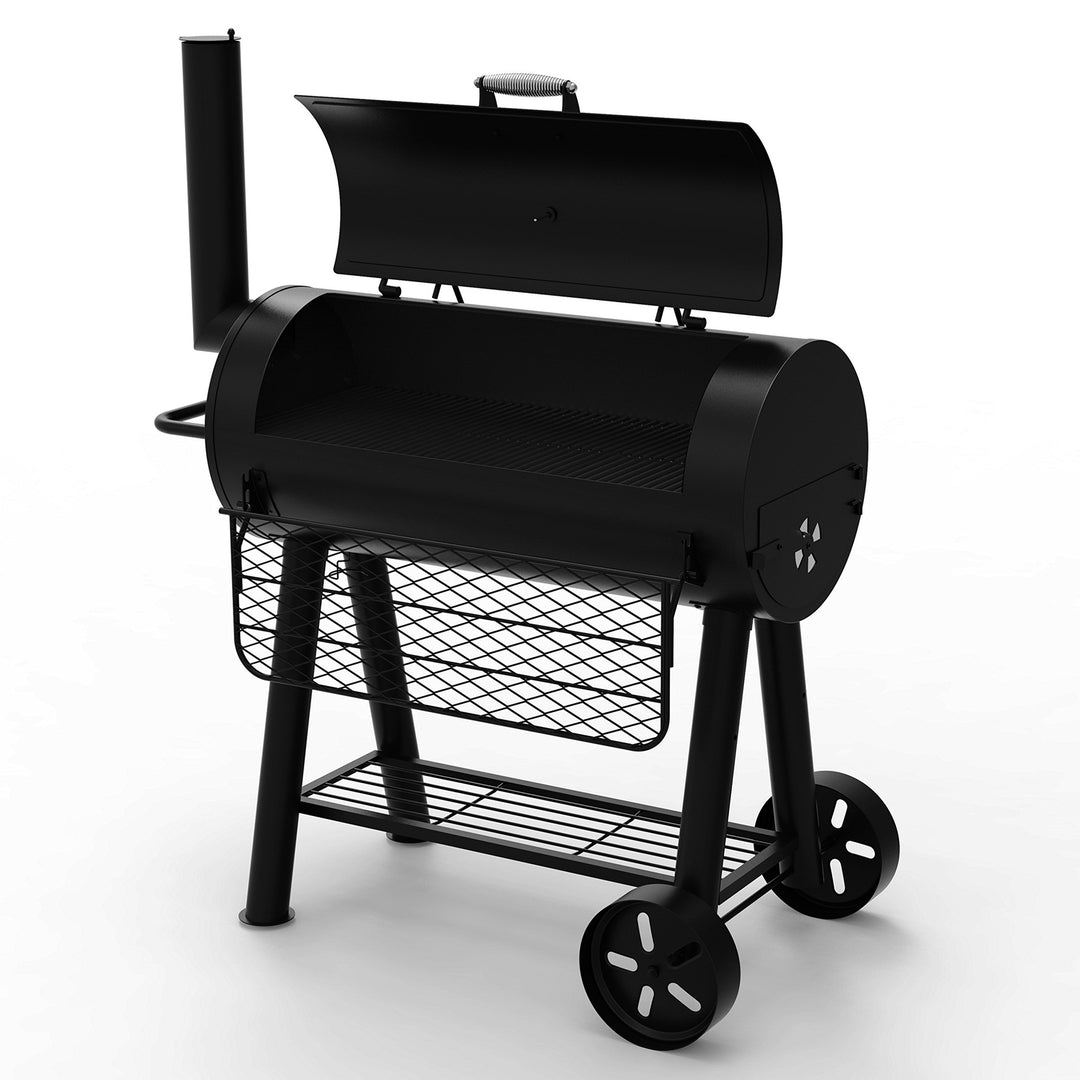 Dyna-Glo Signature Series DGSS675CB-D Heavy-Duty Barrel Charcoal Grill - Diamond Home USA