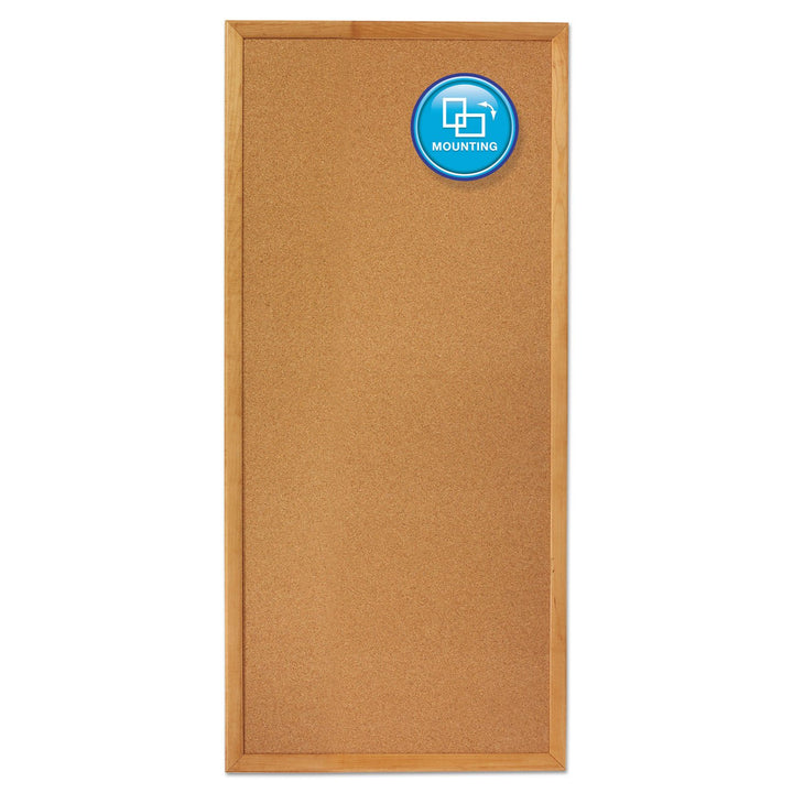 QRT300 - Quartet Classic Slim Line Cork Bulletin Board - Diamond Home USA
