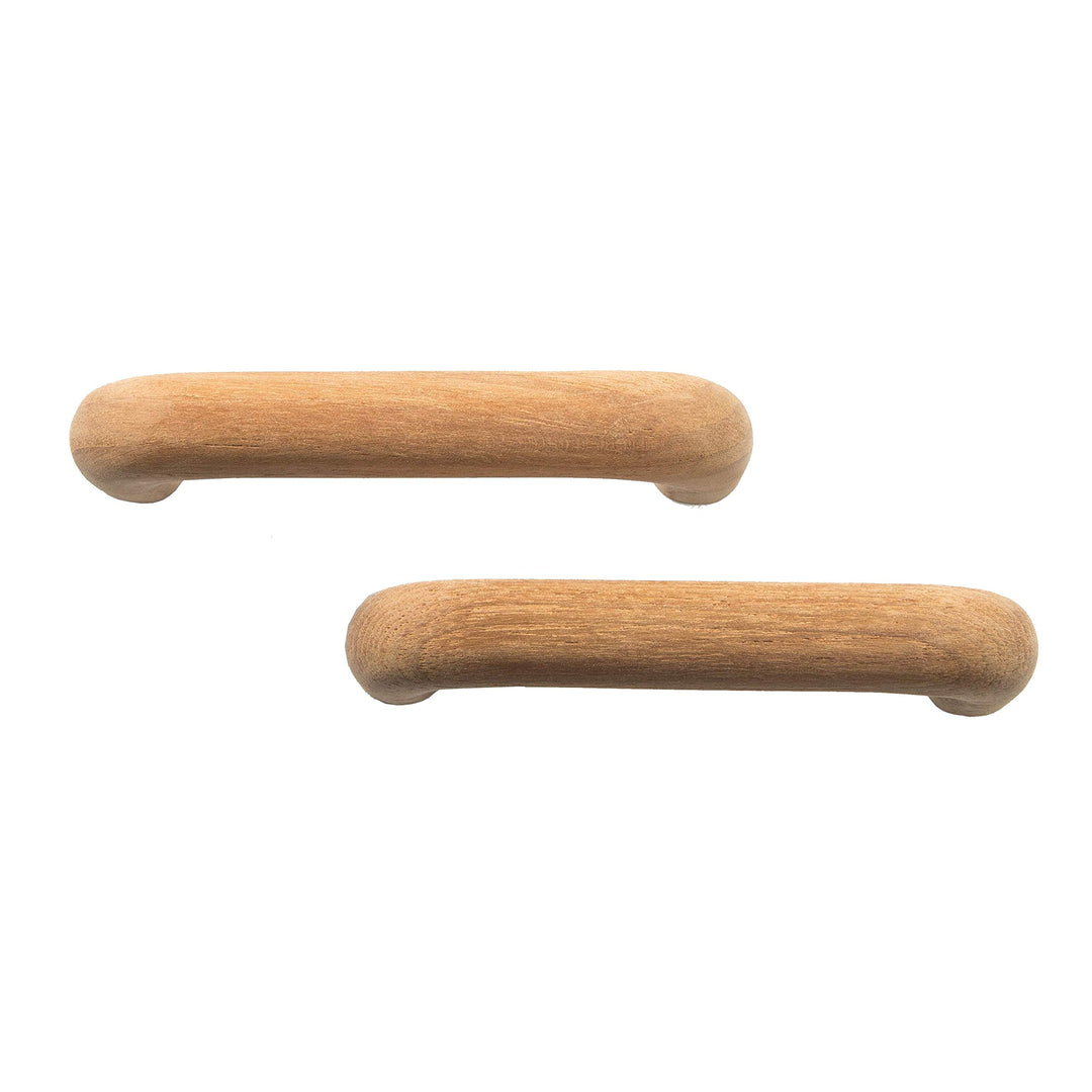 Teak Handle Drawer Pull Brown Traditional Wood Natural Finish - Diamond Home USA