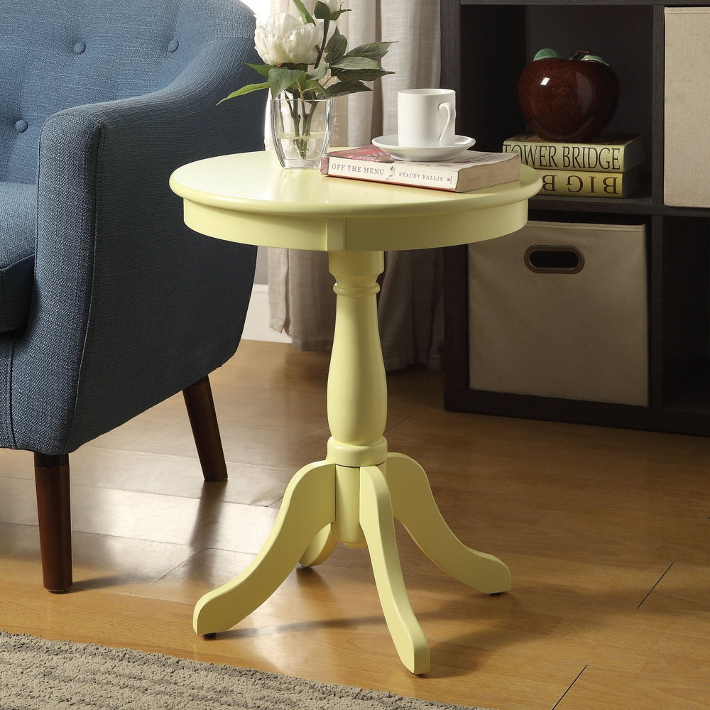 Acme Alger End Table in Black - Diamond Home USA