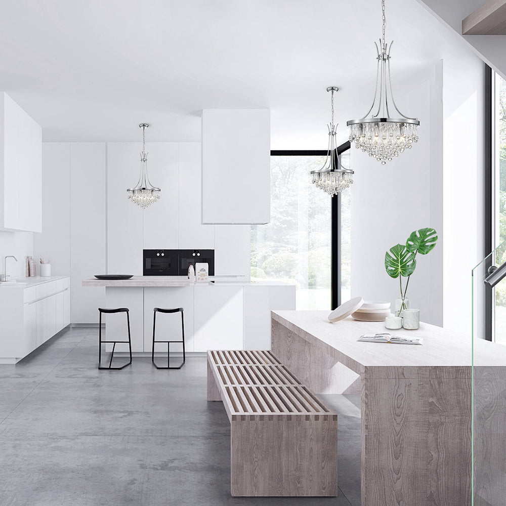 First Lighting Adorea 5-Light Crystal Chandelier - Diamond Home USA