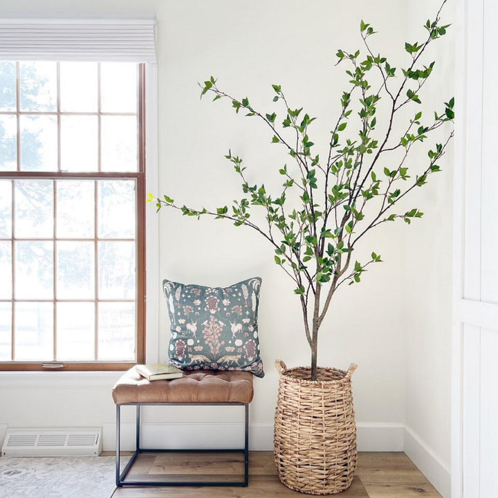 Nearly Natural 6.5ft. Minimalist Citrus Artificial Tree - Diamond Home USA