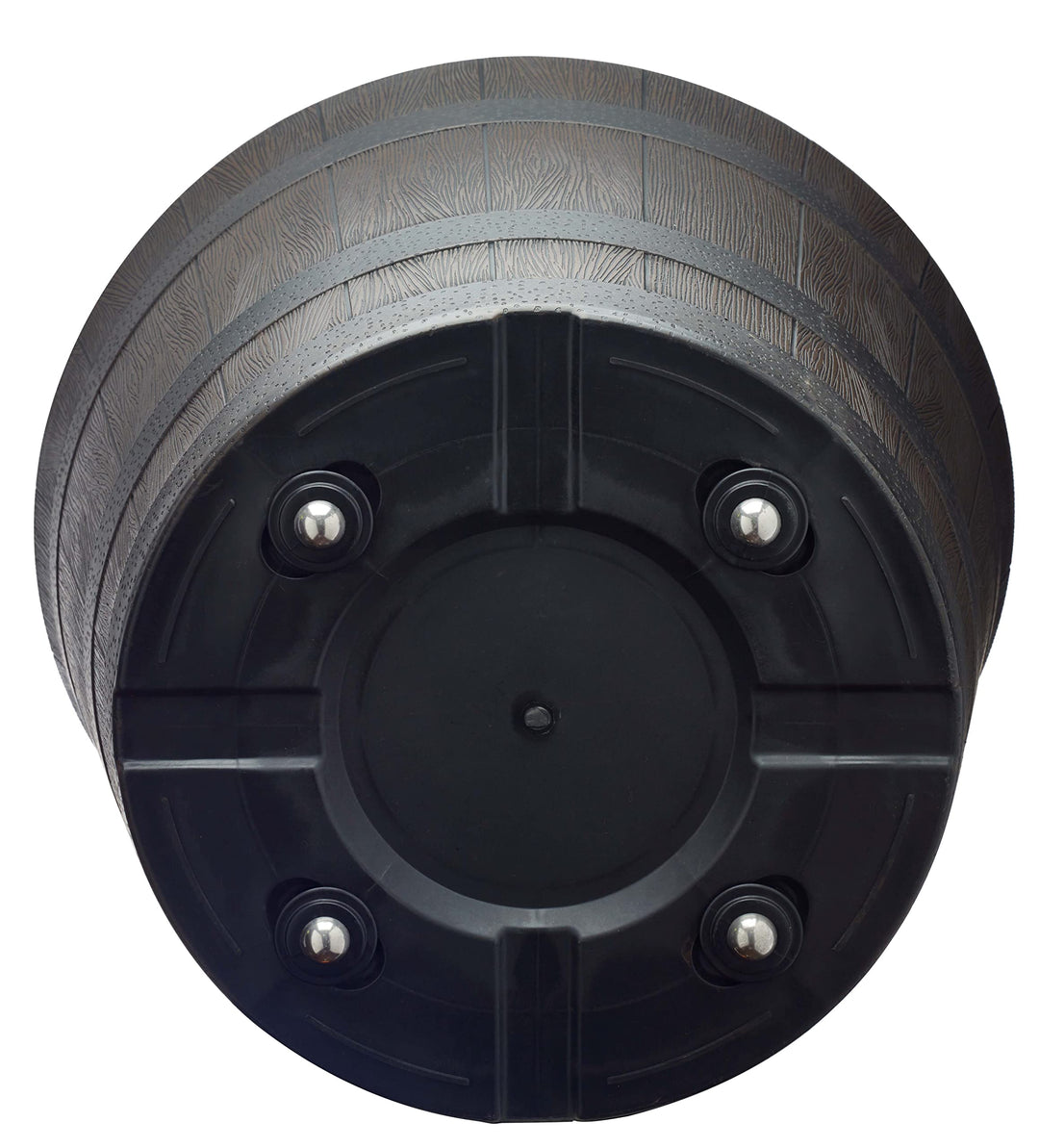 Southern Patio 22.5" Whiskey Barrel Outdoor Planter with Wheels Drainage Hole - Diamond Home USA