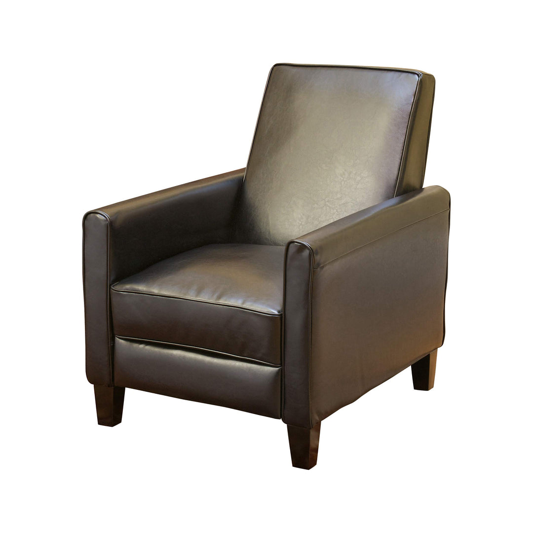 GDStudio Lucas Space-Saving Leather Recliner|Perfect for Home or Office|Ideal