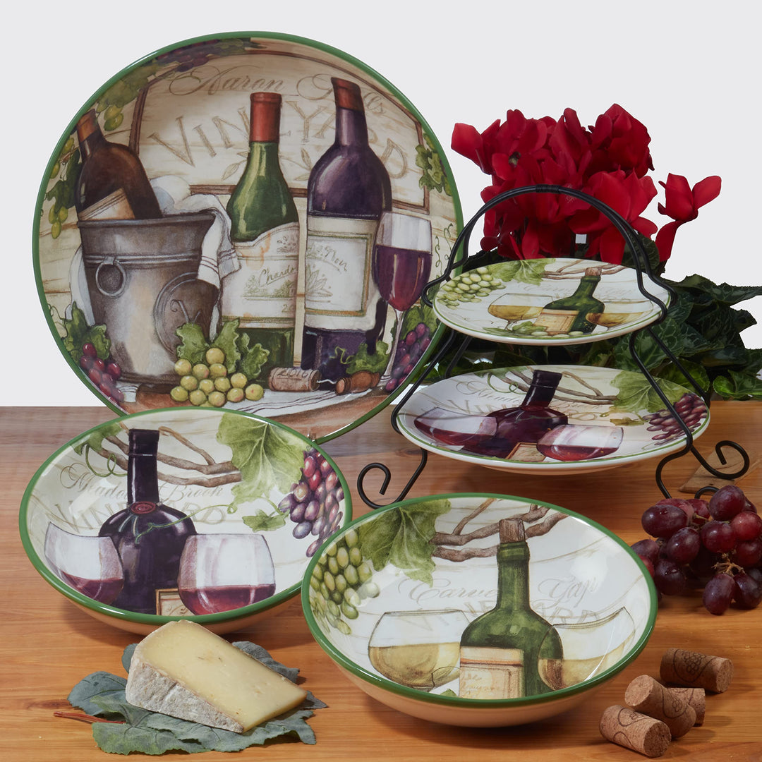 Certified International Meadow Brook 128 oz. Serving/Pasta Bowl 13" x 3" - Diamond Home USA