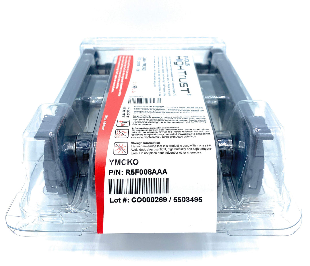 Evolis Primacy High Trust R5F008AAA Color Ribbon Kit YMCKO 300 Prints - Straight - Diamond Home USA
