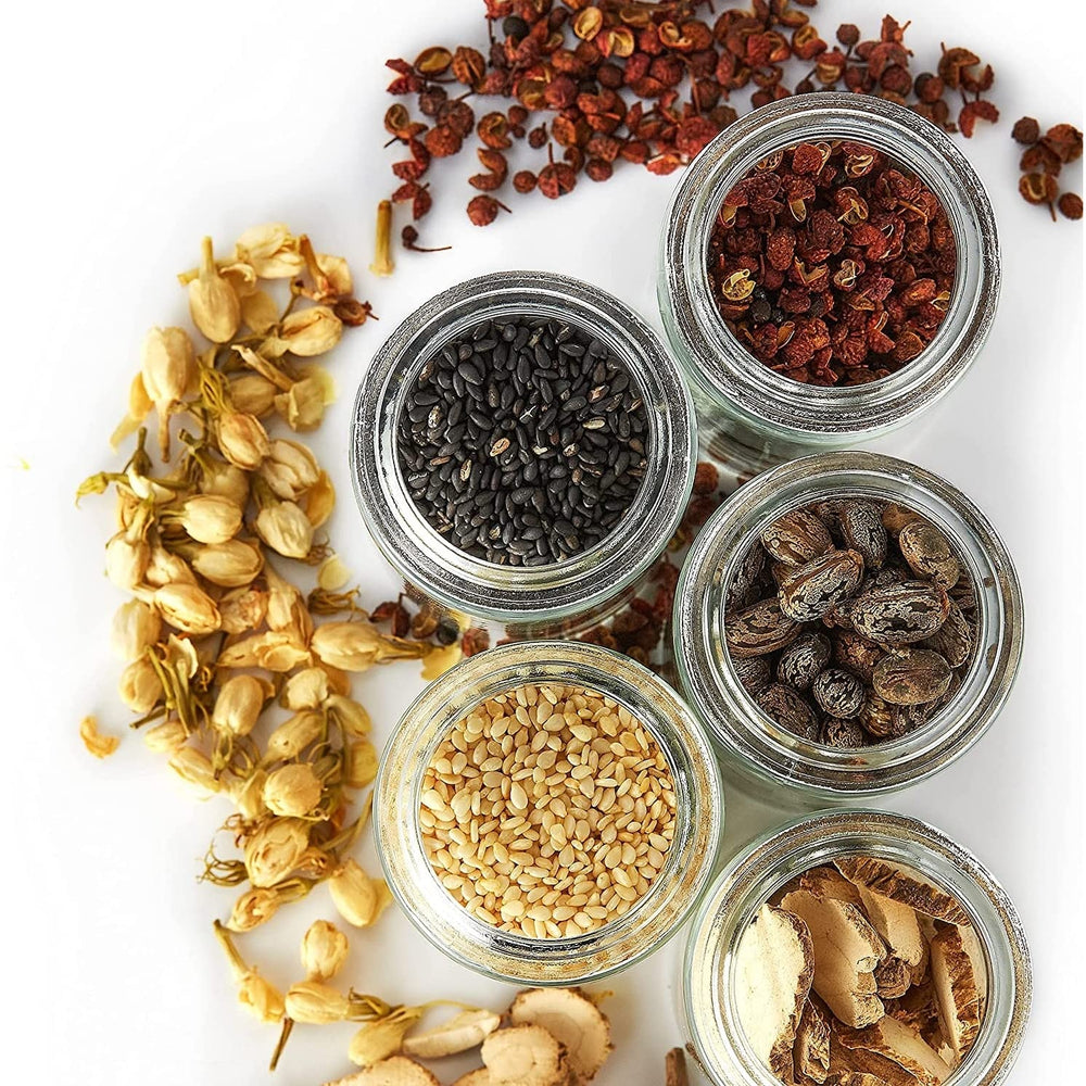 Rotating Spice Rack with 12 Jars Silver Stainless Steel - Diamond Home USA