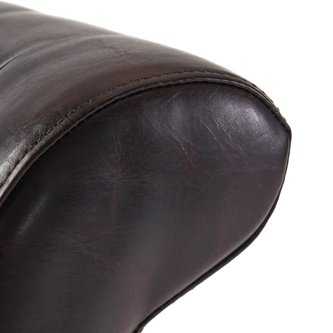 Christopher Knight Home Palermo Leather Tufted Dining Chairs Brown(pack of 2) - Diamond Home USA