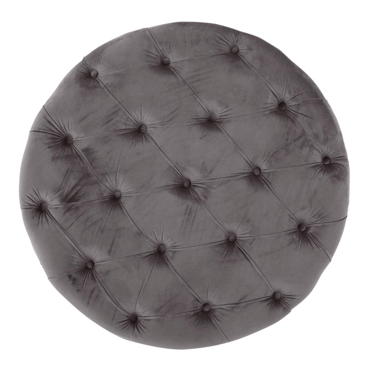 Christopher Knight Home Zelfa Velvet Ottoman 29.5” x 29.5’x 18”