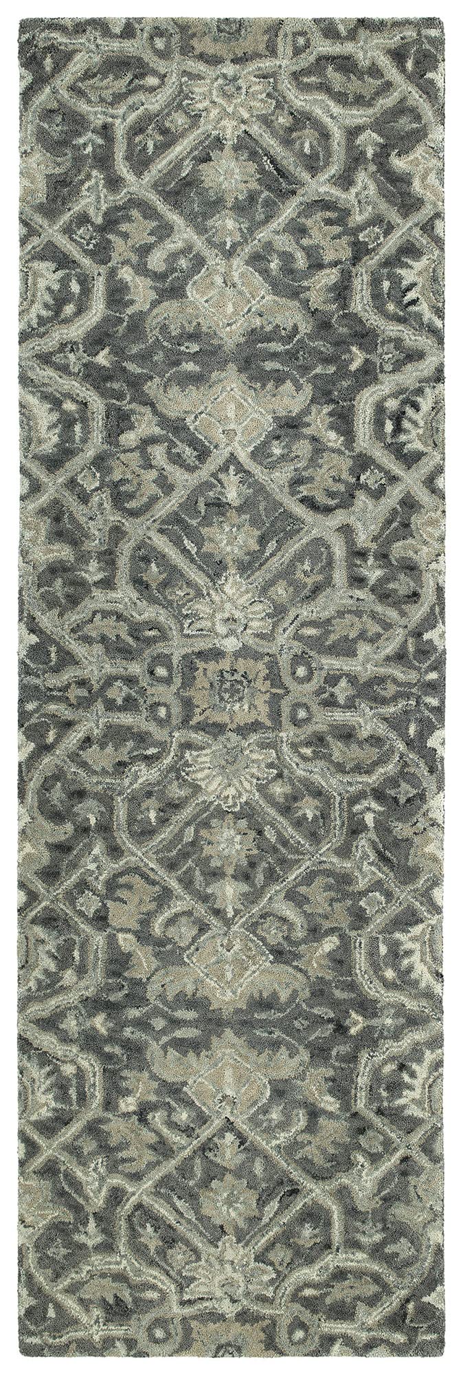 Kaleen Rugs 2' x 3' Graphite - Diamond Home USA